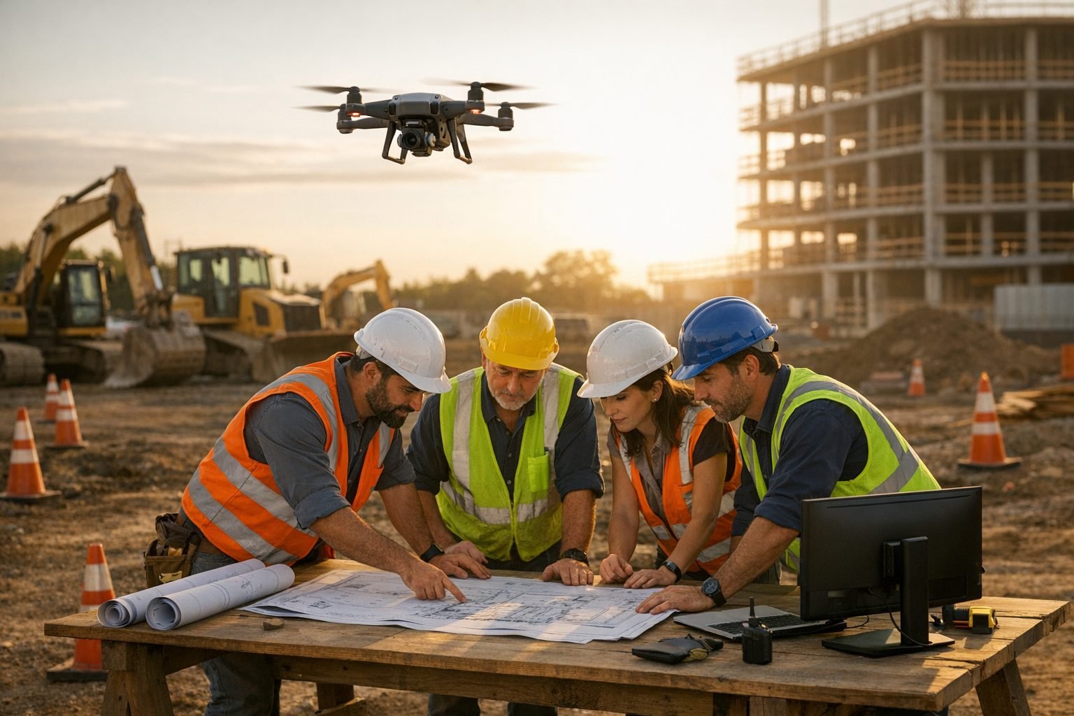 How Drones Are Transforming Construction Site Management